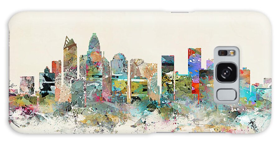 Charlotte Galaxy Case featuring the painting Charlotte City by Bri Buckley