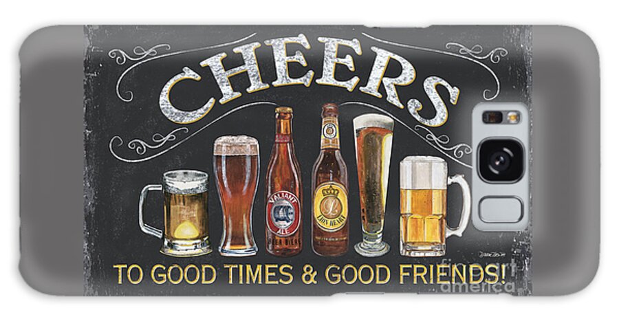 Cheers Galaxy Case featuring the painting Cheers by Debbie DeWitt