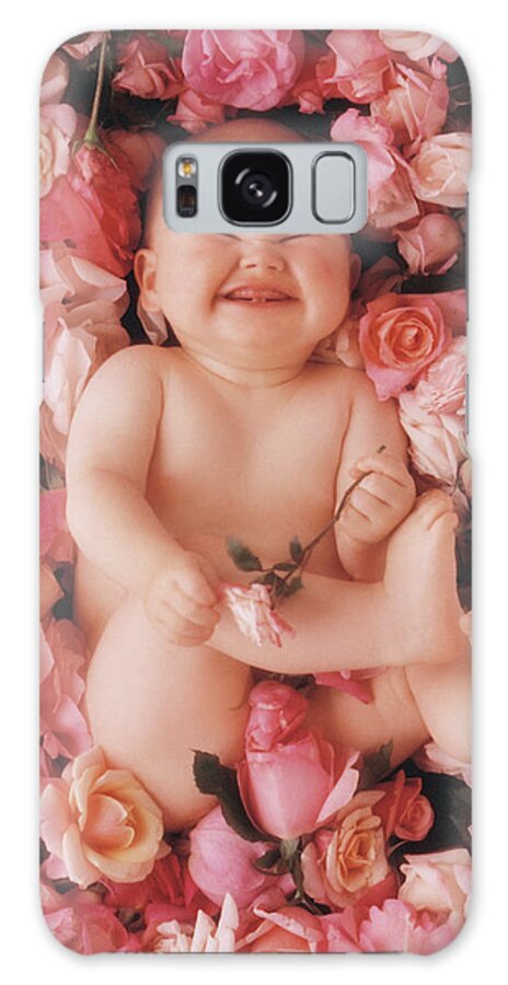 Roses Galaxy Case featuring the photograph Cheesecake by Anne Geddes