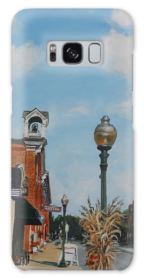 Cityscape Galaxy Case featuring the painting Chelsea by William Brody