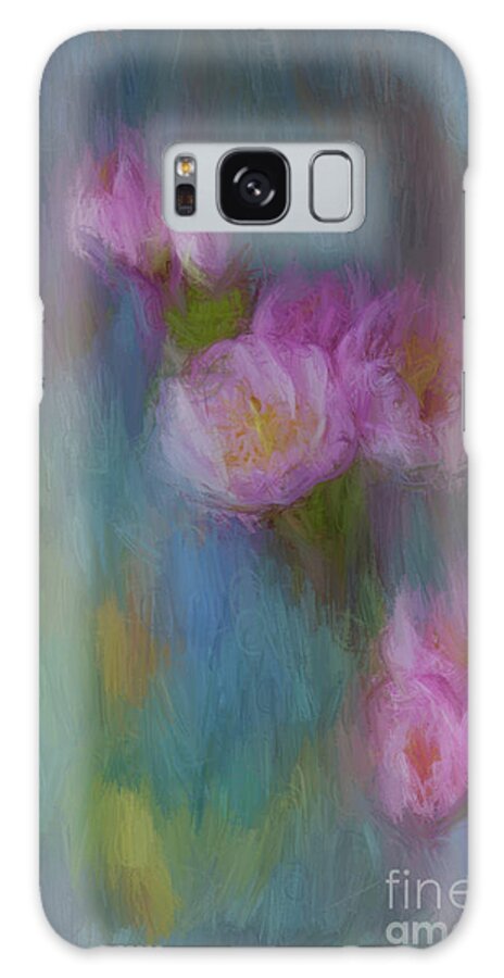Chery Galaxy Case featuring the mixed media Cherry Blossom by Jim Hatch