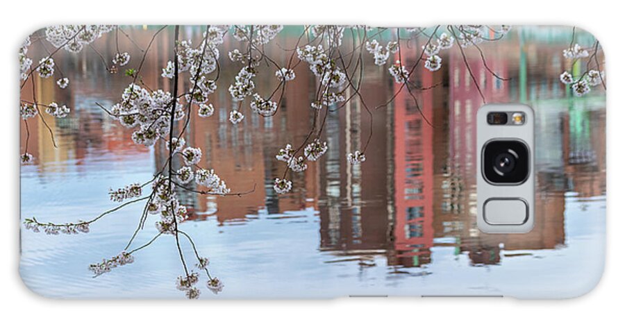 Boston Galaxy S8 Case featuring the photograph Cherry Blossom Reflections by Kristen Wilkinson