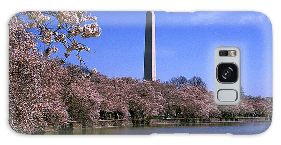 Scenic Galaxy Case featuring the photograph Cherry Blossoms on the Tidal Basin 15J by Gerry Gantt