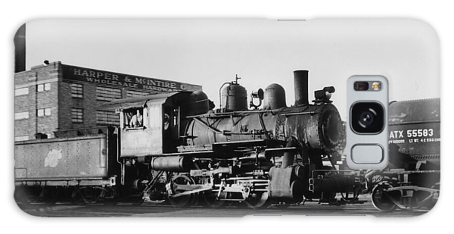 Steam Engines Galaxy Case featuring the photograph Steam Engine at Cedar Rapids - 1947 by Chicago and North Western Historical Society