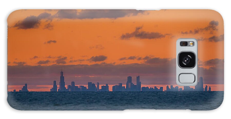 Chicago Galaxy Case featuring the photograph Chicago Skyline by Ron Pate