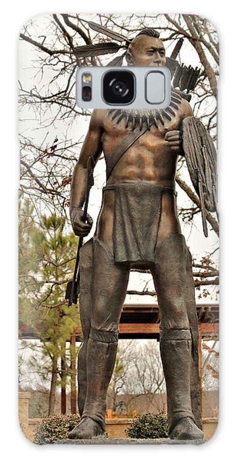 Statue Galaxy Case featuring the photograph Chickasaw Warrior by Sheila Brown