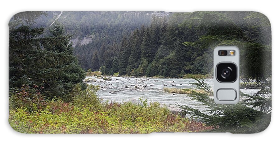 Chilkoot Galaxy Case featuring the photograph Chillkoot River 3 by Richard J Cassato