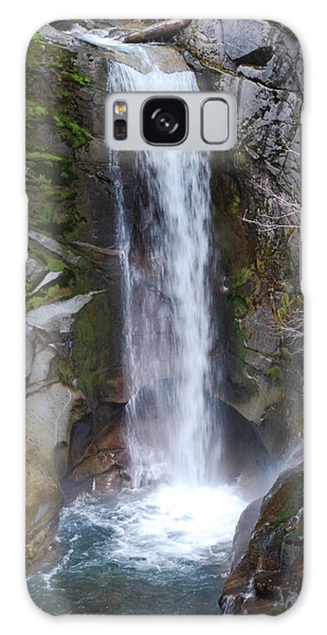 Falls Galaxy Case featuring the photograph Christine Falls by Gene Ritchhart