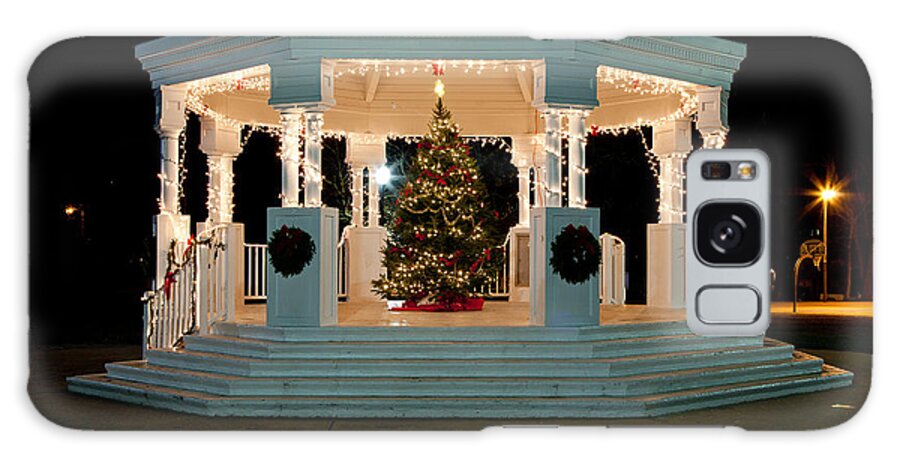 Christmas Galaxy Case featuring the photograph Christmas Gazebo by Butch Lombardi