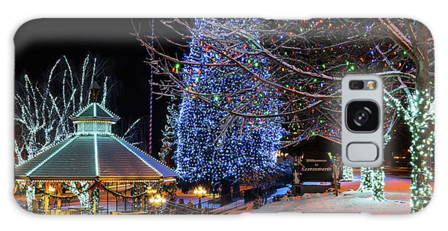 Christmas Galaxy Case featuring the photograph Christmas in Leavenworth by Dan Mihai