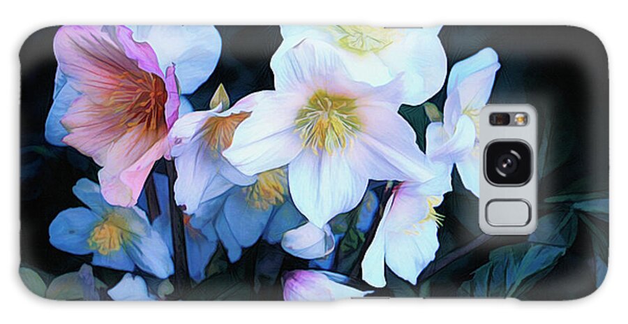Photo Galaxy Case featuring the photograph Christmas Rose by Jutta Maria Pusl