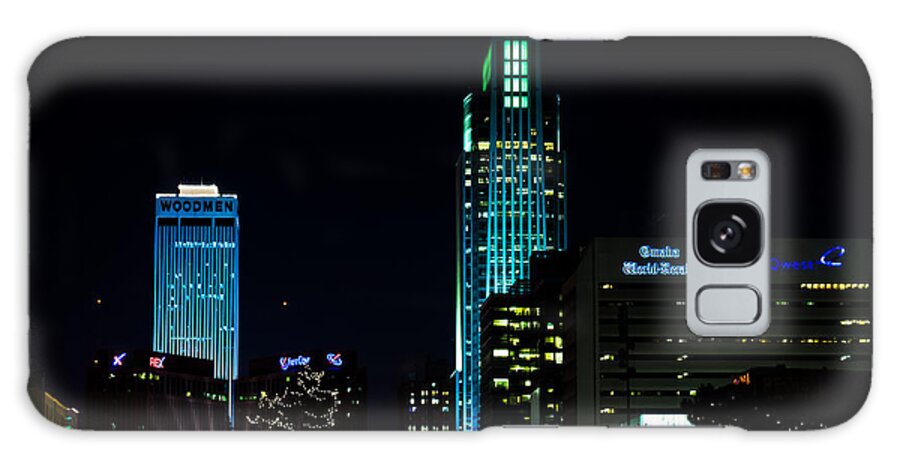 Winter Scene Galaxy Case featuring the photograph Christmas Time In Omaha by Ed Peterson