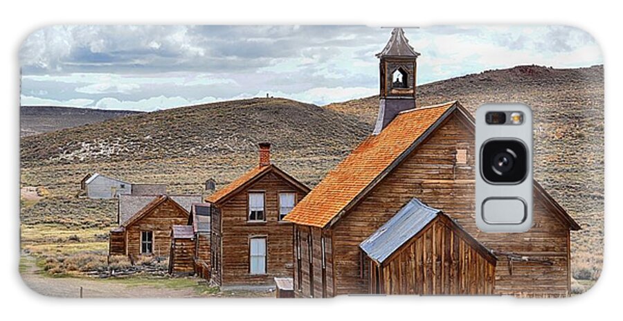 Scenic Galaxy Case featuring the photograph Church at Bodie Ghost Town by AJ Schibig