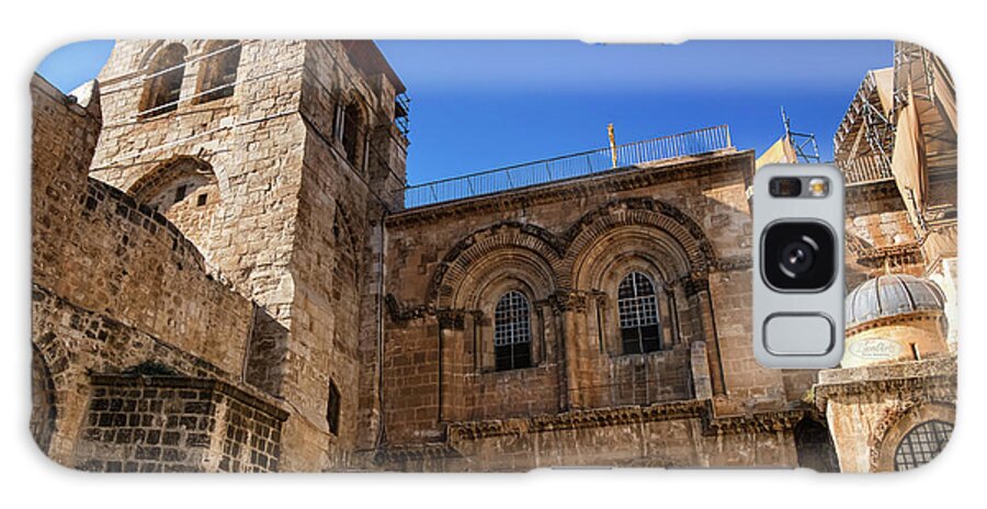 Israel Galaxy Case featuring the photograph Church of the Holy Sepulchre, Jerusalem, Isreal by Elenarts - Elena Duvernay photo