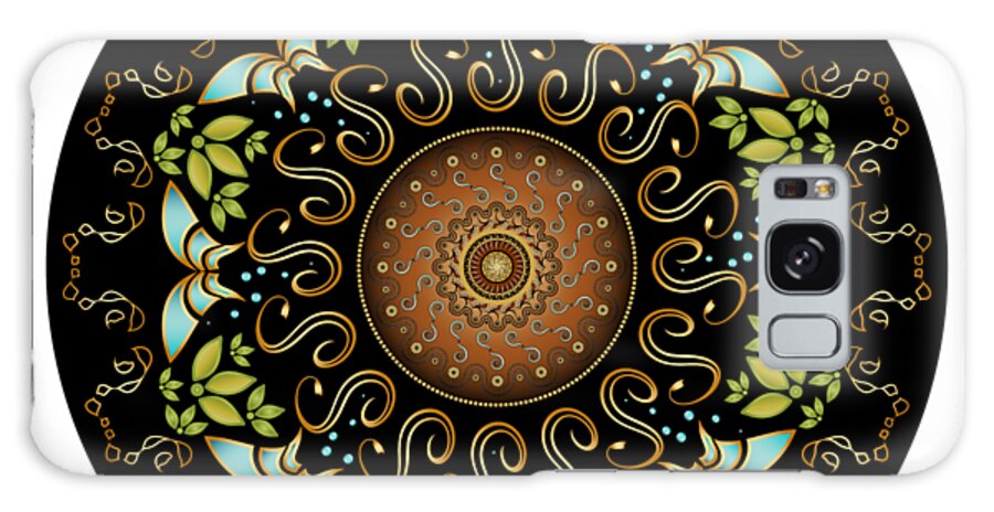 Mandala Galaxy Case featuring the digital art Circularium No. 2611 by Alan Bennington
