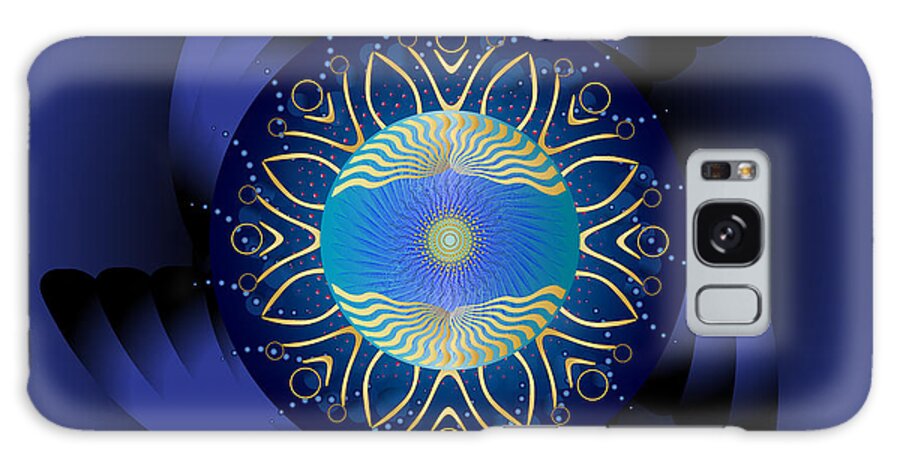 Mandala Galaxy Case featuring the digital art Circulosity No 3123 by Alan Bennington