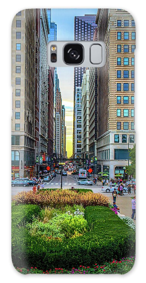 Chicago Galaxy S8 Case featuring the photograph City Surreal by Tony HUTSON