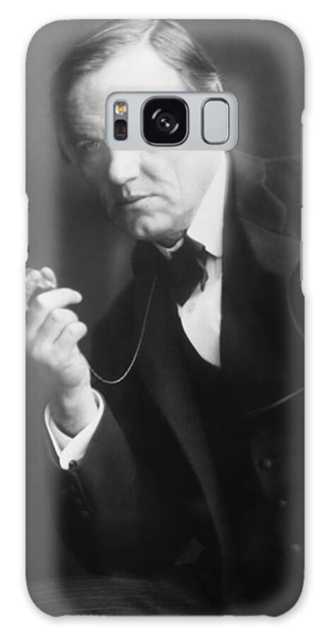 Clarence Darrow Galaxy Case featuring the photograph Clarence Darrow Portrait by War Is Hell Store