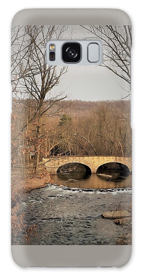 Stone Galaxy Case featuring the photograph Clarks Valley Stone Bridge by Jacqueline Whitcomb