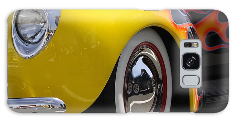 Flames Galaxy Case featuring the photograph Classic Yellow Flames by Jeff Floyd CA