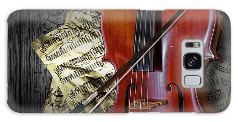 Cello Galaxy Case featuring the photograph Classical Cello by Randall Nyhof