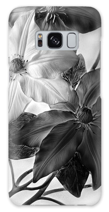 Flowers Galaxy S8 Case featuring the photograph Clematis Overlay by Jessica Jenney