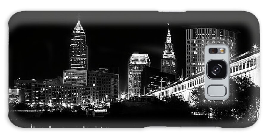 Cleveland Galaxy Case featuring the photograph Cleveland Skyline by Dale Kincaid