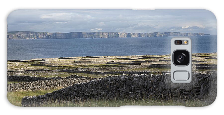 Ireland Galaxy S8 Case featuring the photograph Cliffs of Moher from Inisheer by John Farley