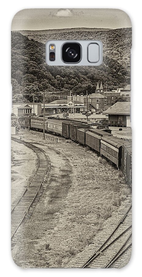 Chesepeake & Ohio Railroad Depot Galaxy Case featuring the photograph Clifton Forge Railroad Yard by Jurgen Lorenzen