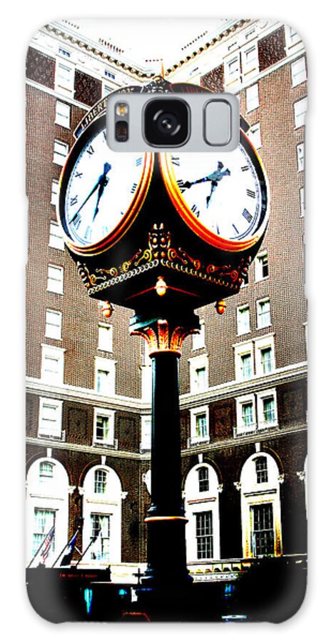 Westin Poinsett Galaxy Case featuring the photograph Clock by Kelly Hazel