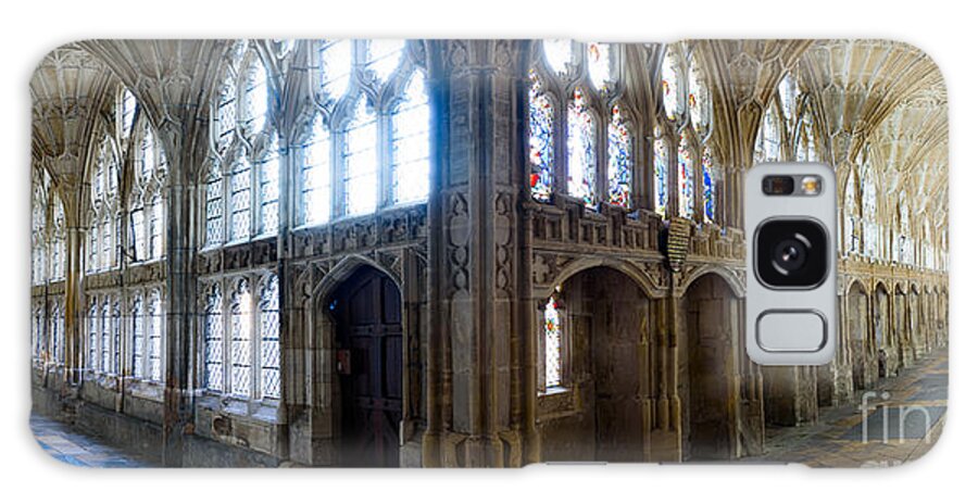 Gloucester Galaxy Case featuring the photograph Cloisters, Gloucester Cathedral by Colin Rayner