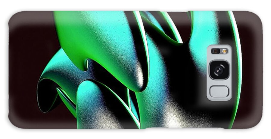 Abstract Galaxy Case featuring the digital art Clossi by Greg Moores