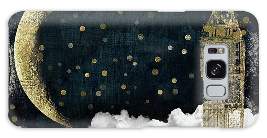 Tower Of London Galaxy Case featuring the painting Cloud Cities London by Mindy Sommers