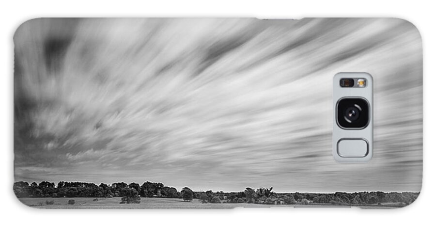 Clouds Galaxy Case featuring the photograph Clouds Moving Over East Texas Field by Todd Aaron