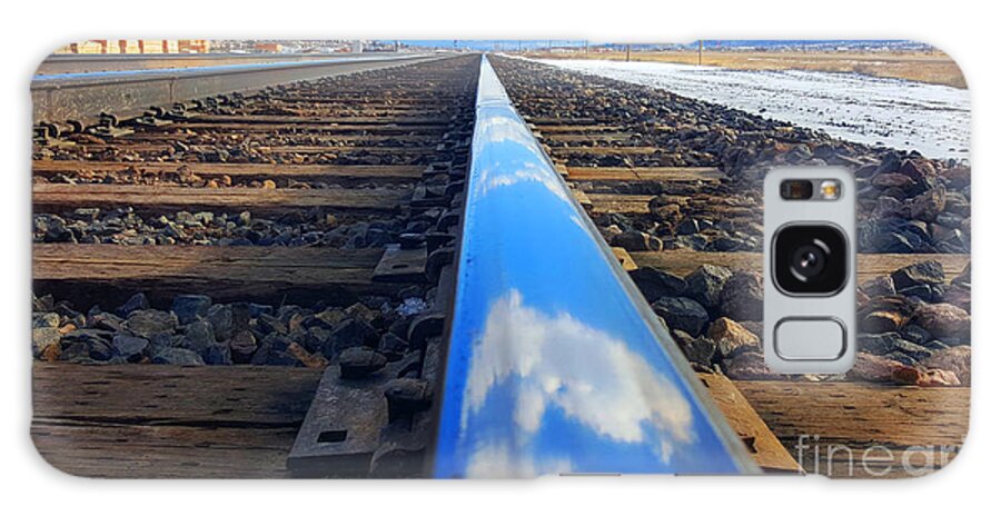 Southwest Landscape Galaxy Case featuring the photograph Clouds on the rail by Robert WK Clark