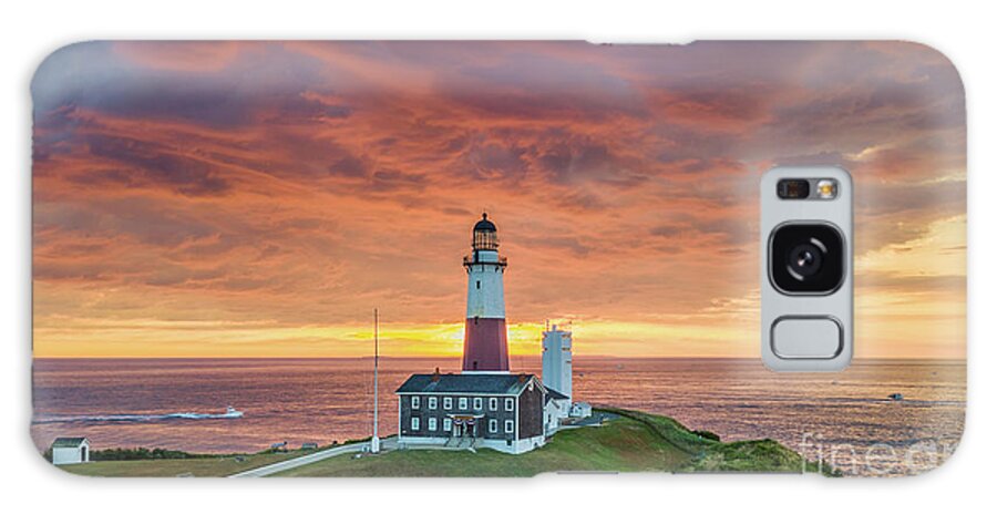 Montauk Galaxy Case featuring the photograph Clouds Over Montauk by Sean Mills