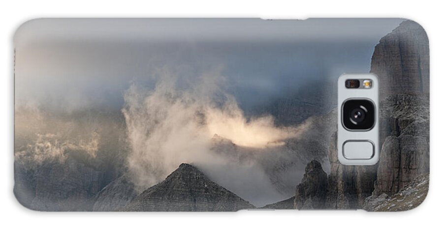 Montagna Galaxy Case featuring the photograph Clouds Sunset by Marco Missiaja