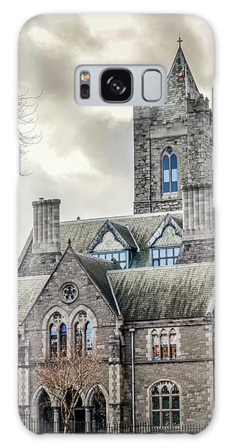 Clouds Galaxy Case featuring the photograph Cloudy Christ Church by Synda Whipple