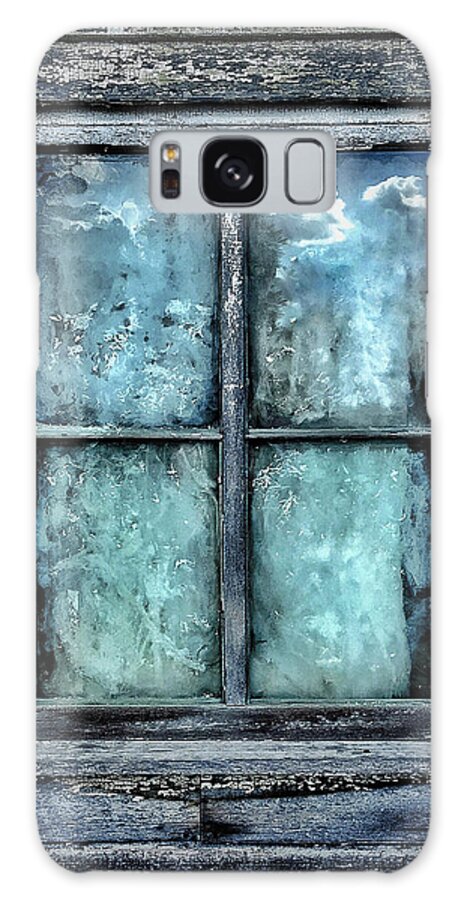 Window Galaxy Case featuring the photograph Cloudy Window by Andrea Platt