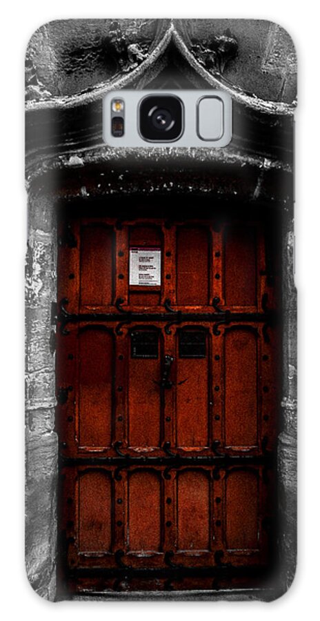 Paris Galaxy Case featuring the photograph Cluny Door by Pamela Newcomb