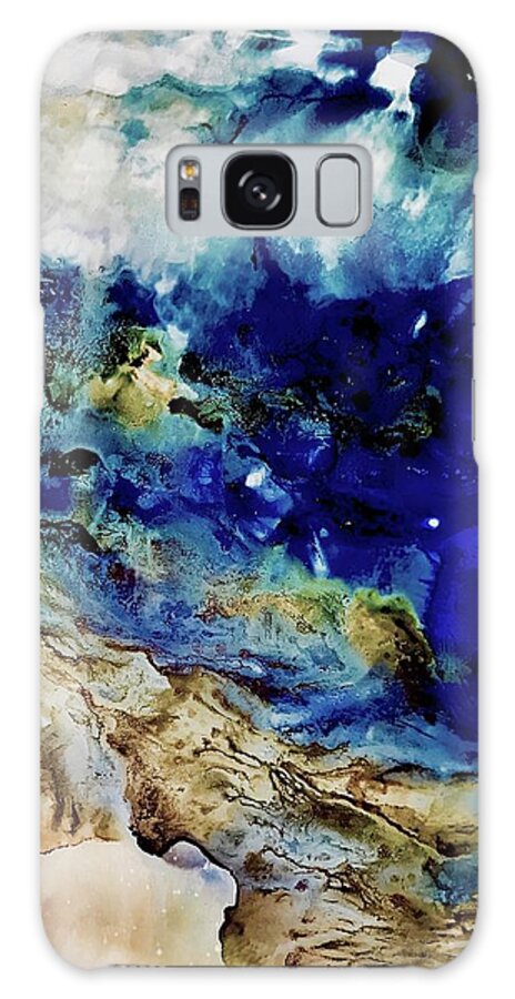 Alcohol Ink Galaxy Case featuring the painting Coasting by Tommy McDonell