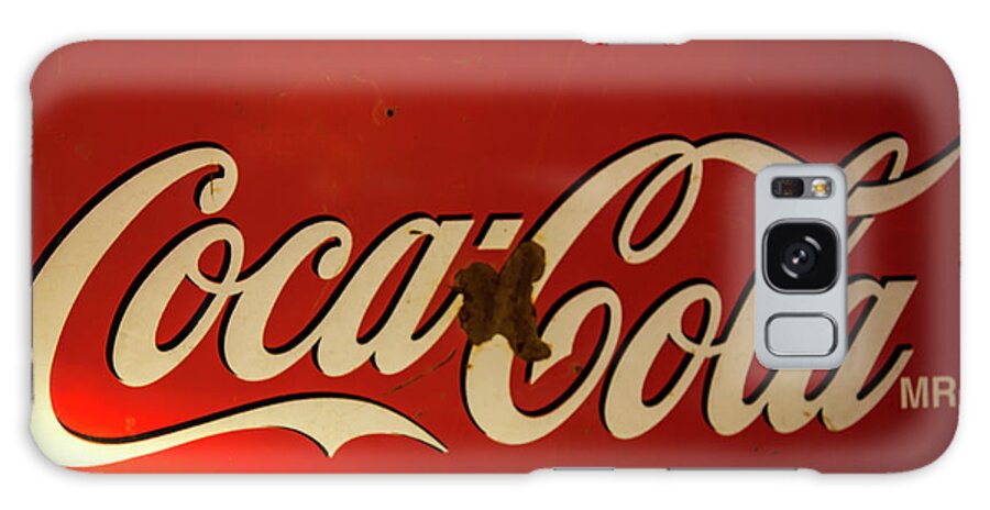 Coca-cola Galaxy Case featuring the photograph Coca-Cola sign by Toni Hopper