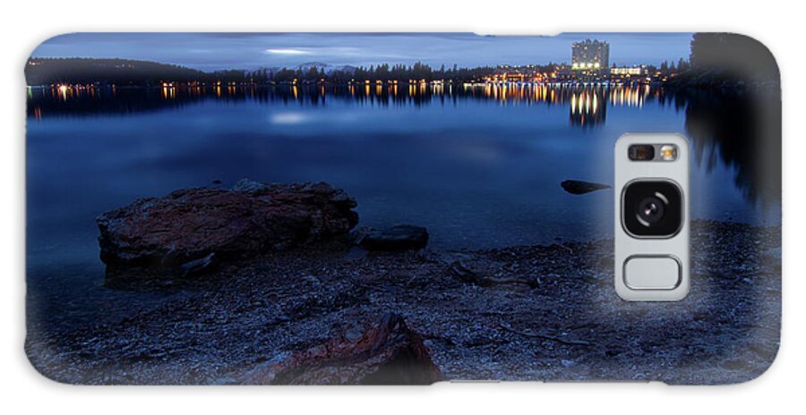 Coeur D' Alene Lake Galaxy S8 Case featuring the photograph Coeur d'Alene Night by Idaho Scenic Images Linda Lantzy