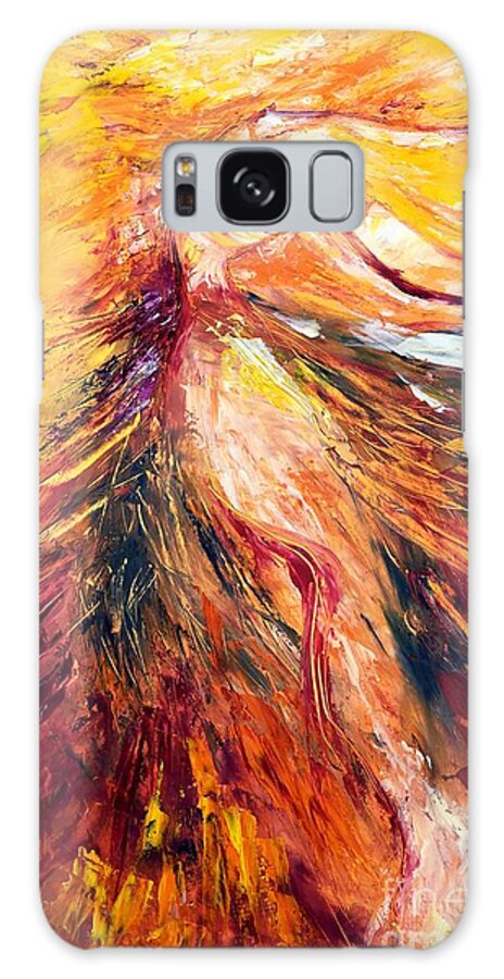 Chakra Galaxy S8 Case featuring the painting Color Dance by Marat Essex