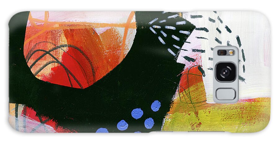 Abstract Art Galaxy Case featuring the painting Color, Pattern, Line #3 by Jane Davies
