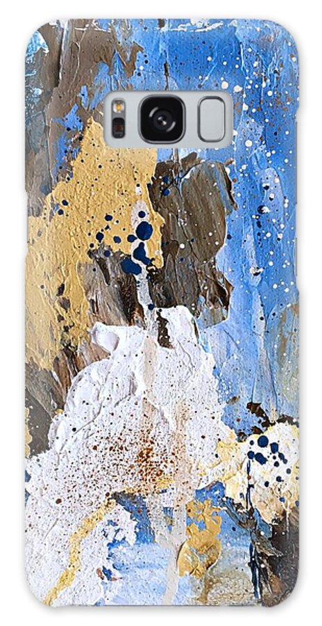 Abstract Art Galaxy Case featuring the painting Color Play no. 1 by Mary Mirabal
