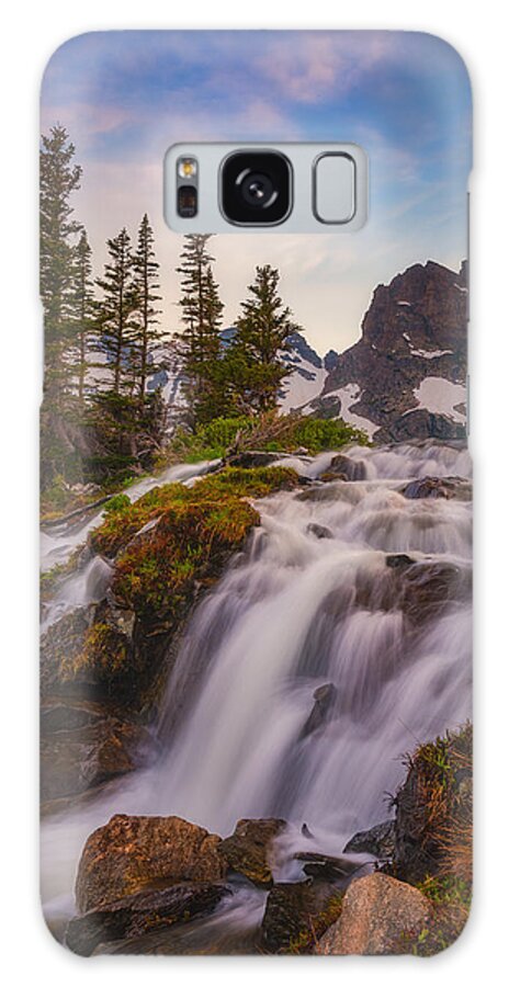 Mountains Galaxy Case featuring the photograph Colorado Cascading Waters by Darren White