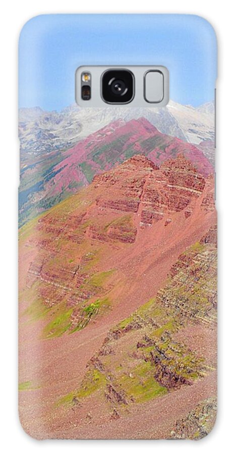 Colorado Galaxy Case featuring the photograph Maroon Bells by Lora Louise