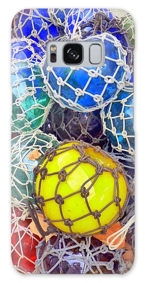 Glass Galaxy Case featuring the photograph Colorful Glass Balls by Carla Parris
