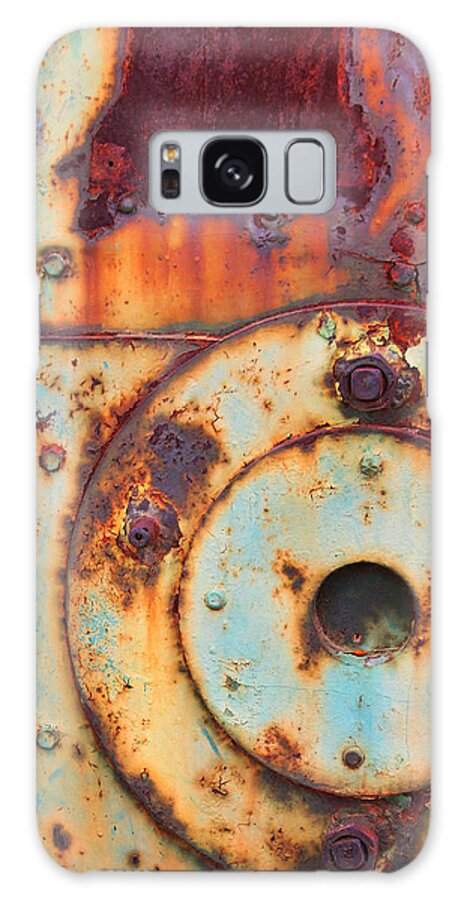 Industry Galaxy Case featuring the photograph Colorful Industrial Plates by Art Block Collections